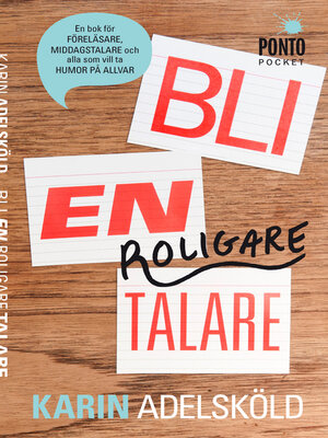cover image of Bli en roligare talare